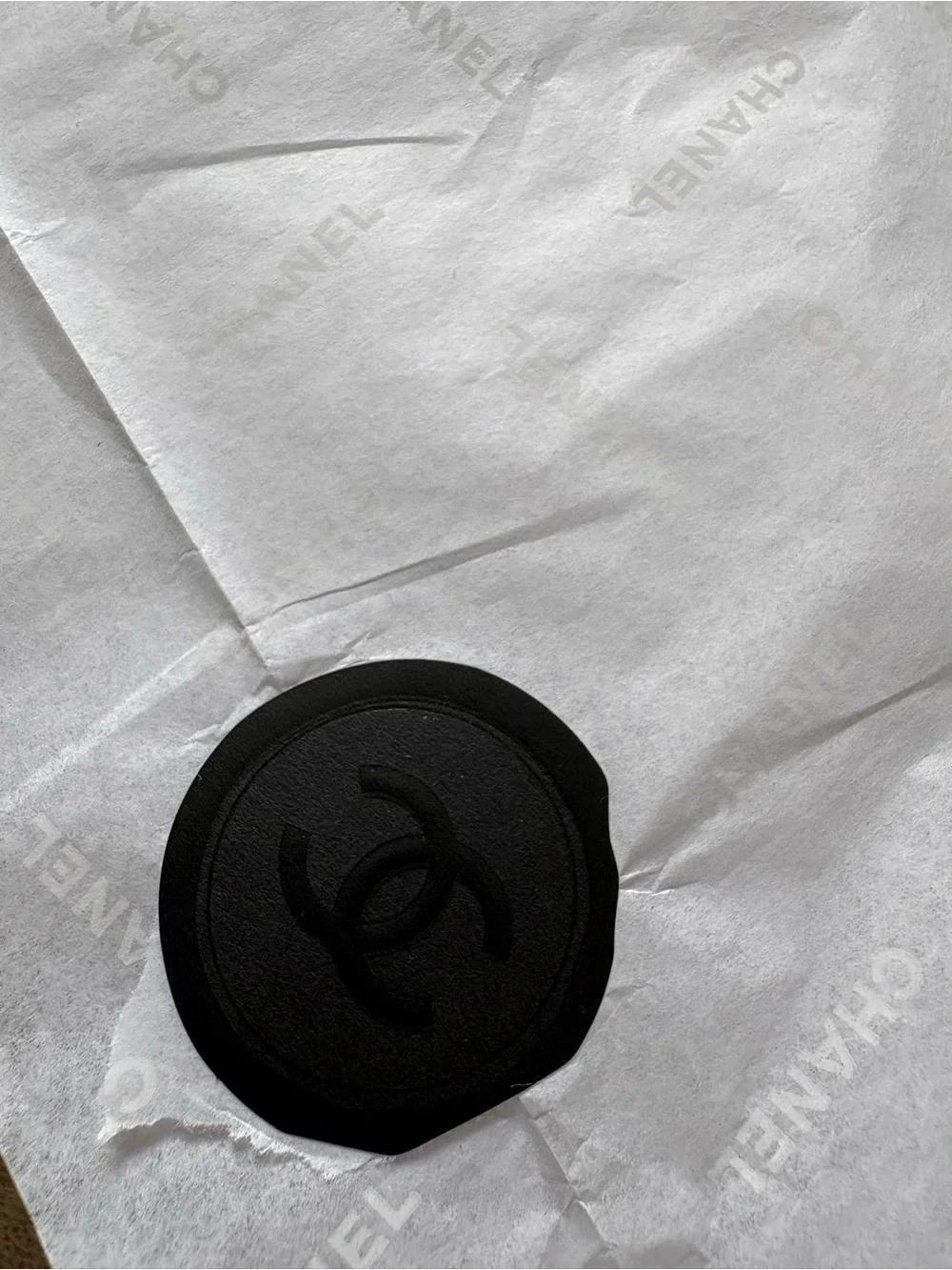 CHANEL White Box with Black Accent